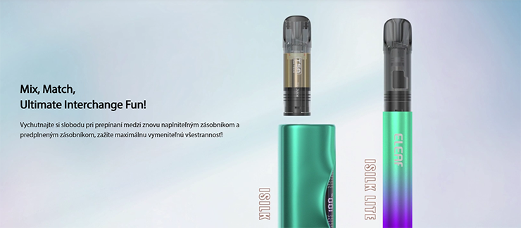 eleaf isilk možnosť použitia cartrige isilk alevo elfbar